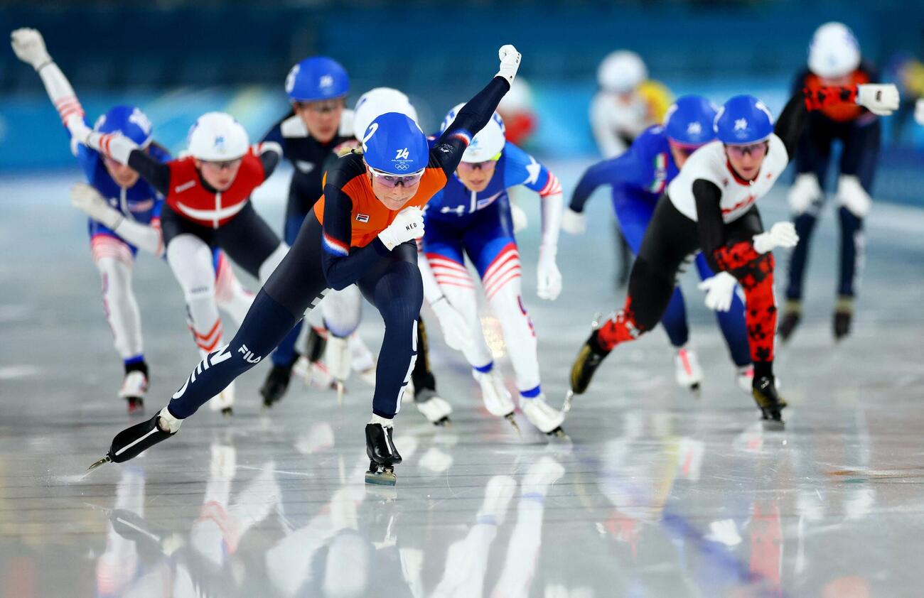女子マススタート決勝（ロイター）