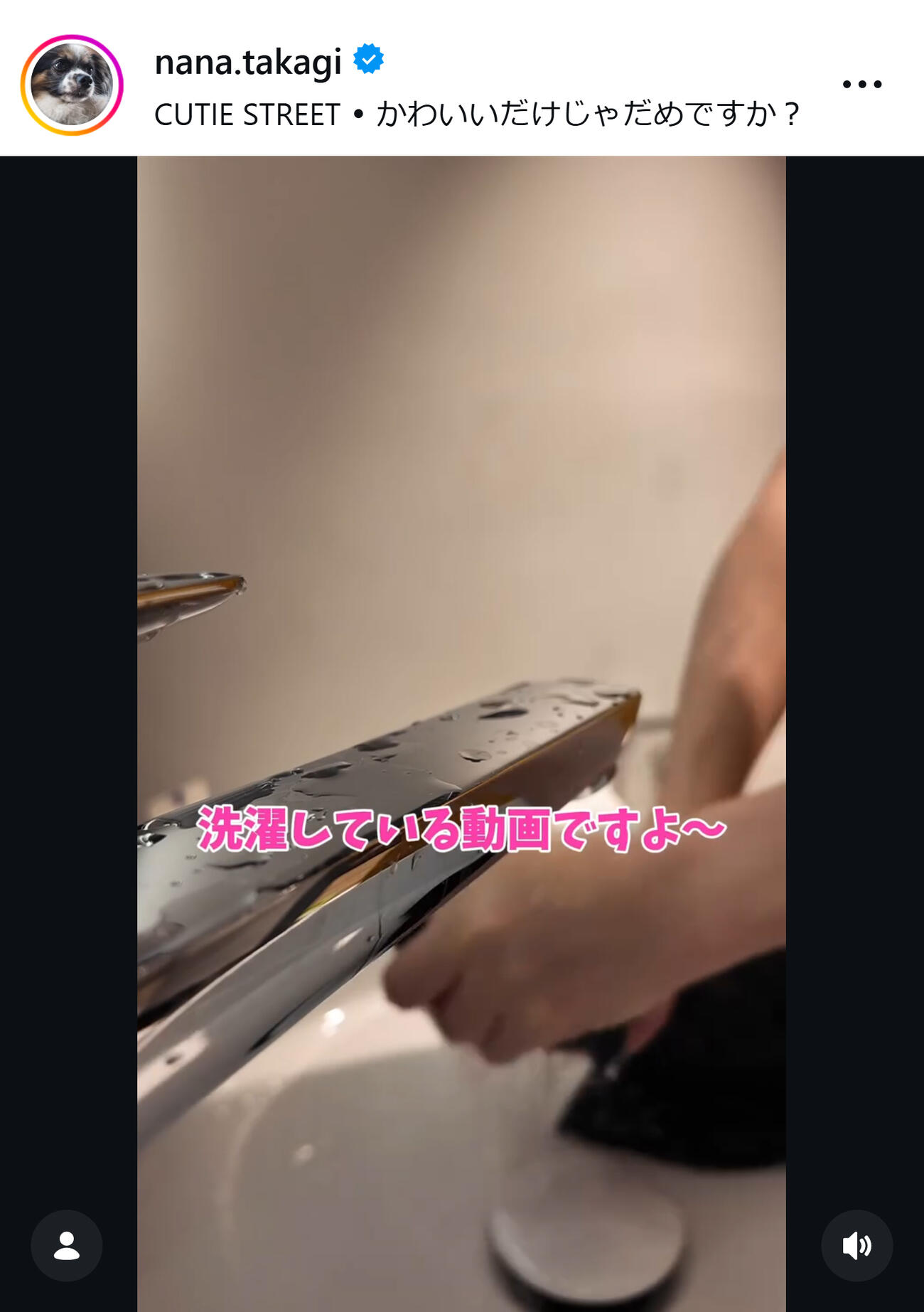 高木菜那さんのインスタグラムから