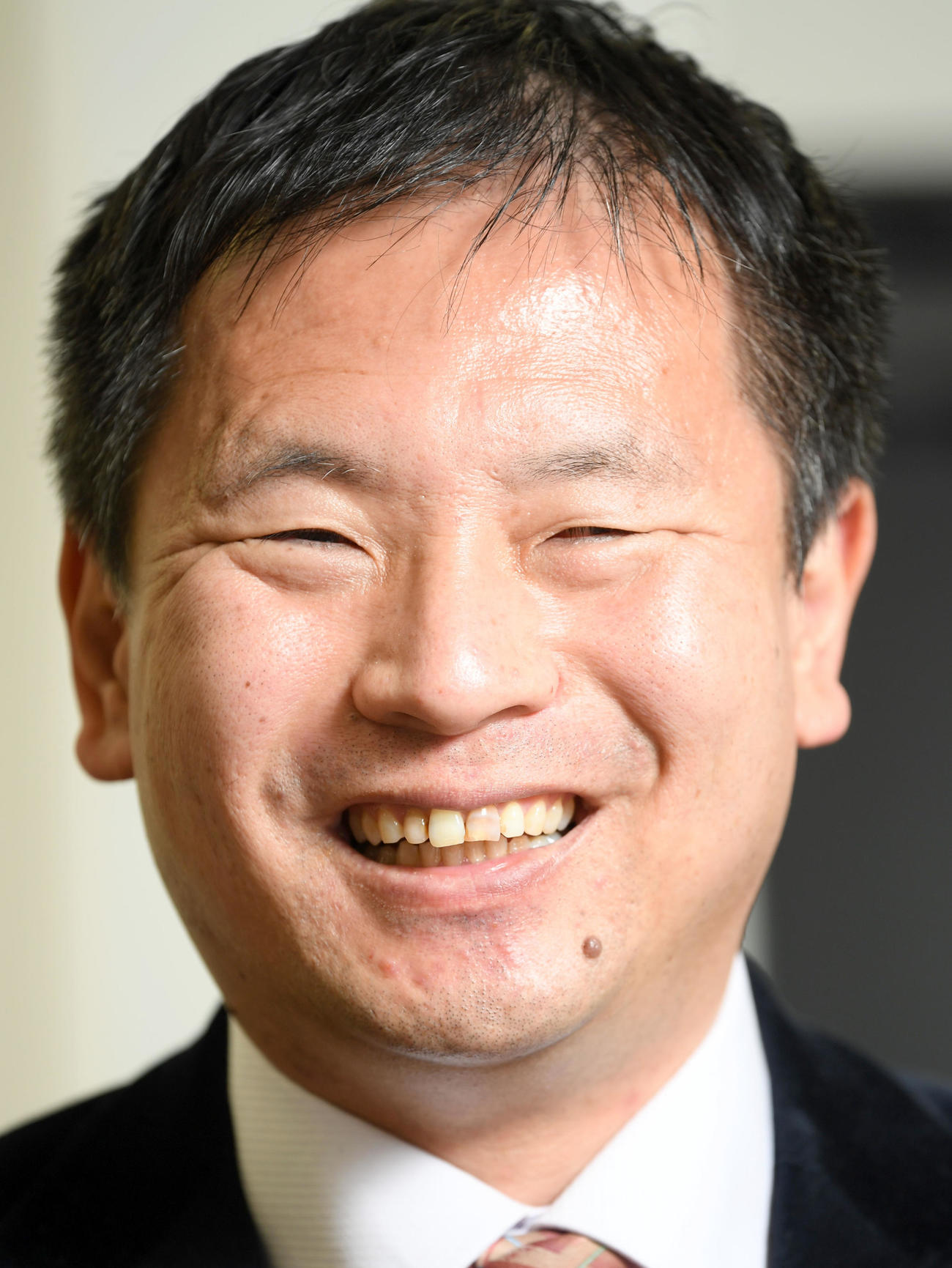 日本パラリンピック委員会の河合純一委員長（撮影・たえ見朱実）
