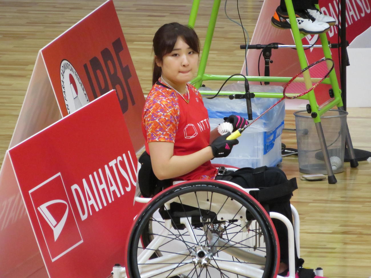 女子WH1の里見紗李奈（撮影・小堀泰男）