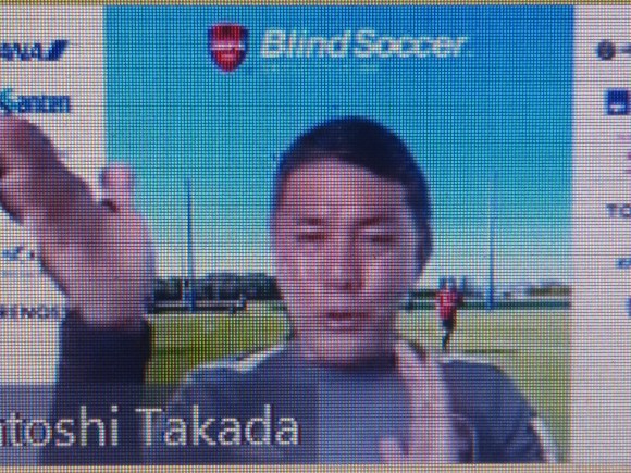 日本代表の現状をオンライン会見で説明する高田敏志監督