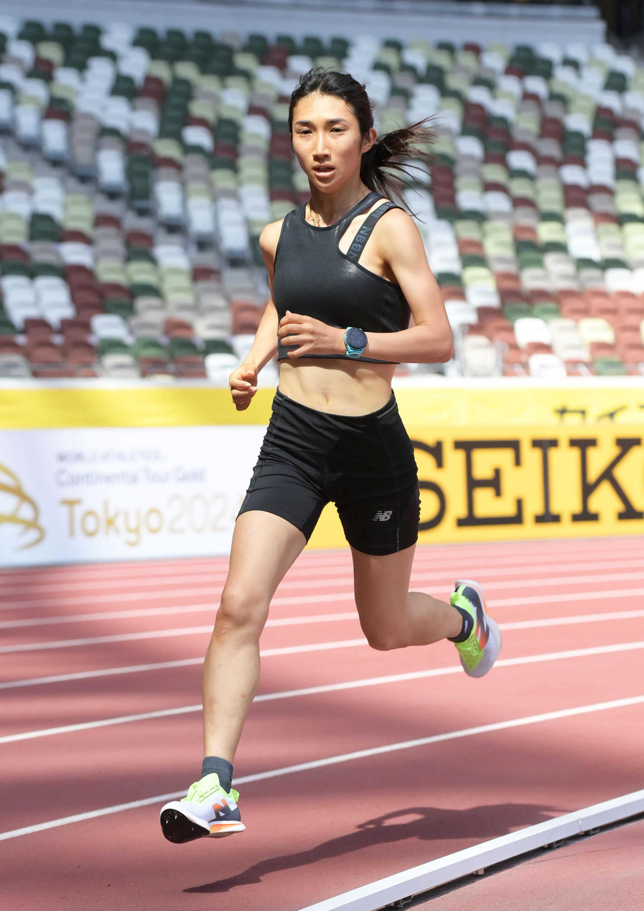 田中希実（2024年5月18日撮影）