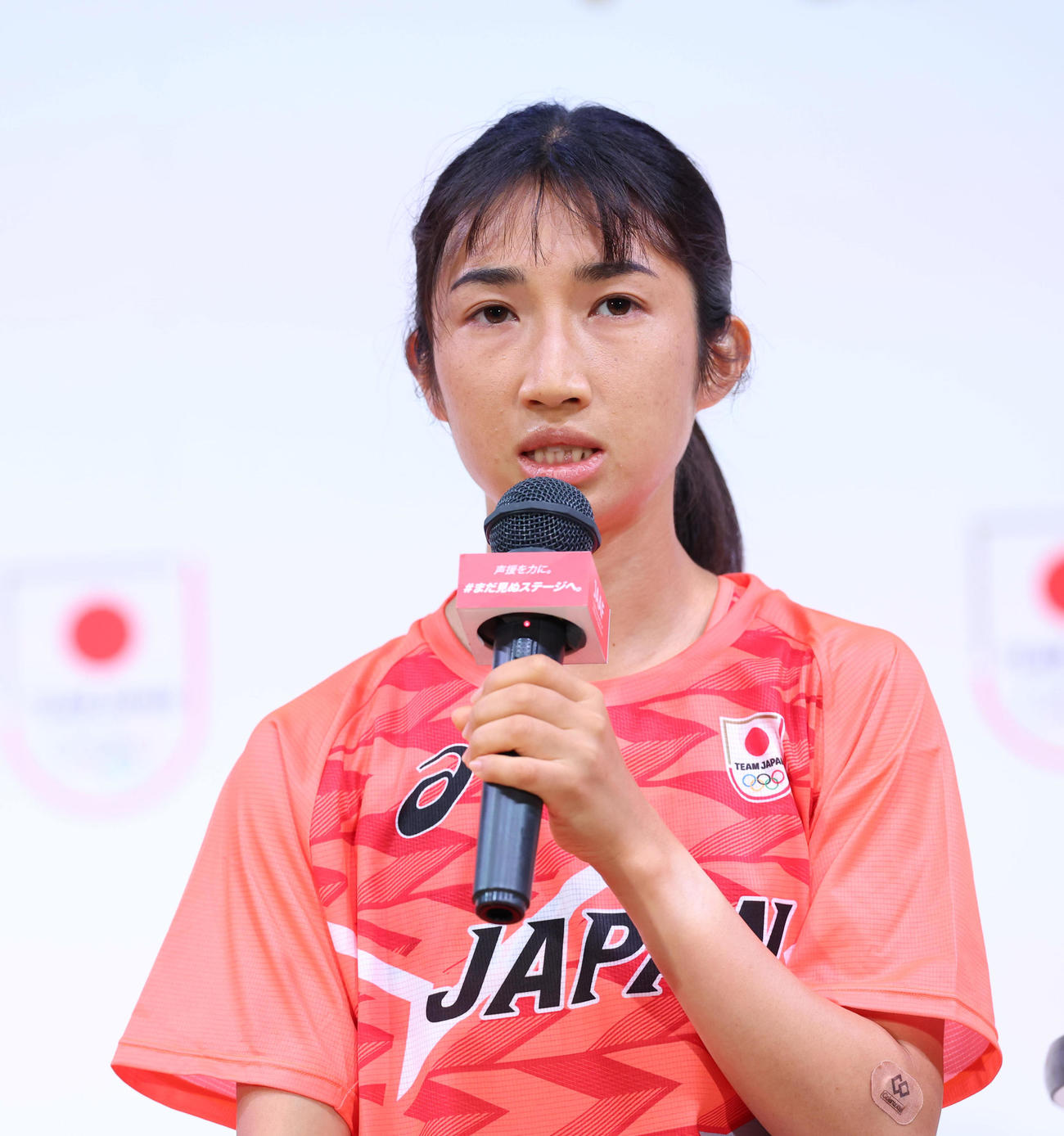 田中希実（2024年7月1日撮影）