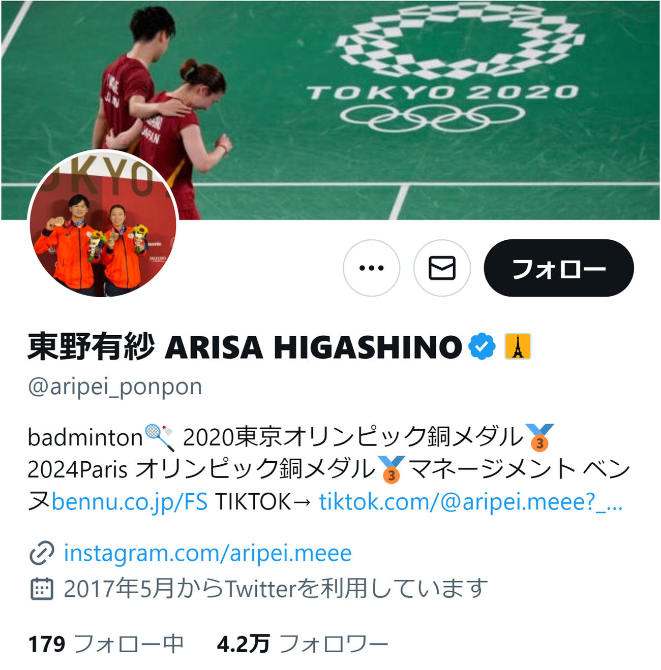 東野有紗のXから