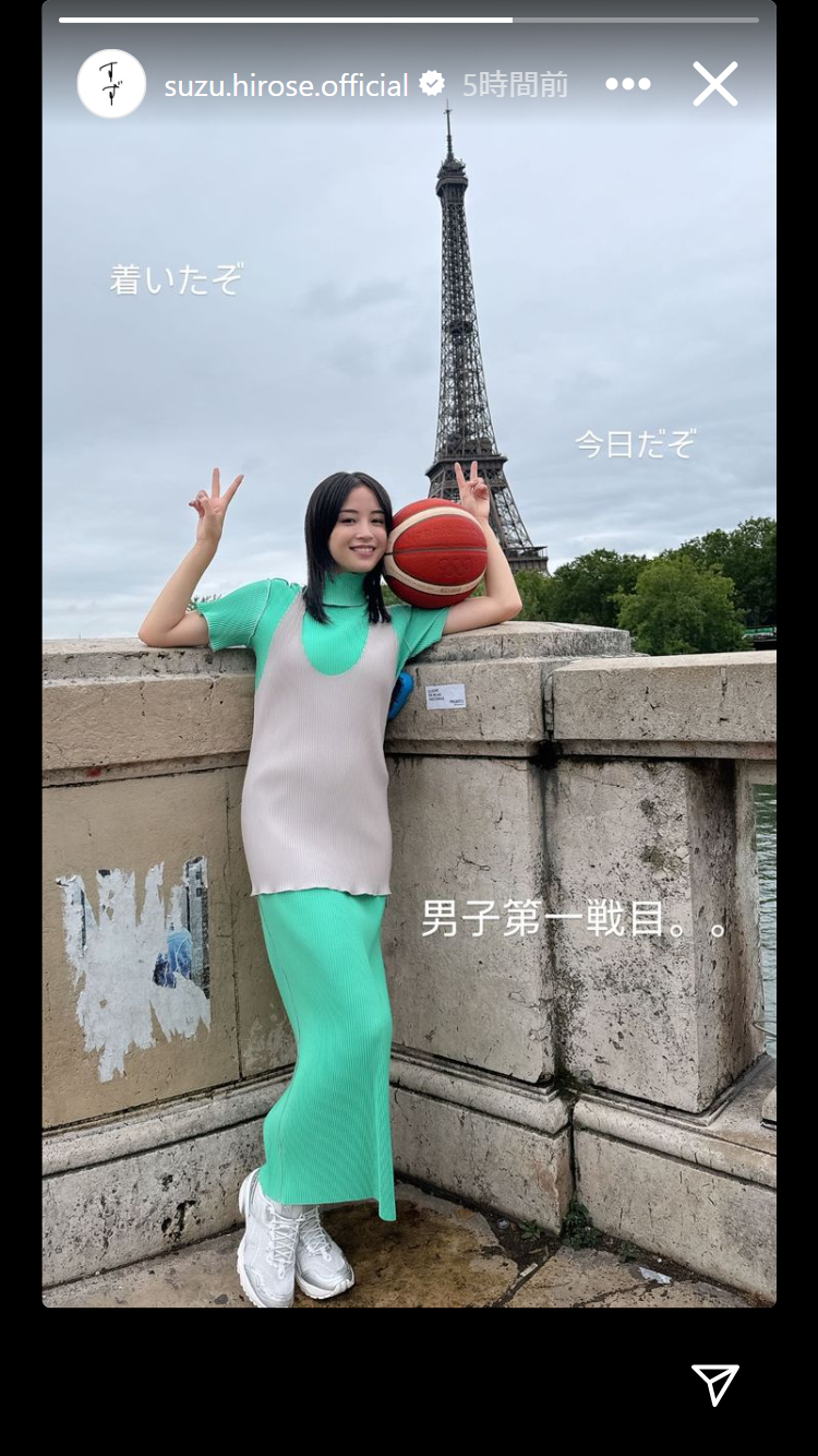 広瀬すずのインスタグラムから
