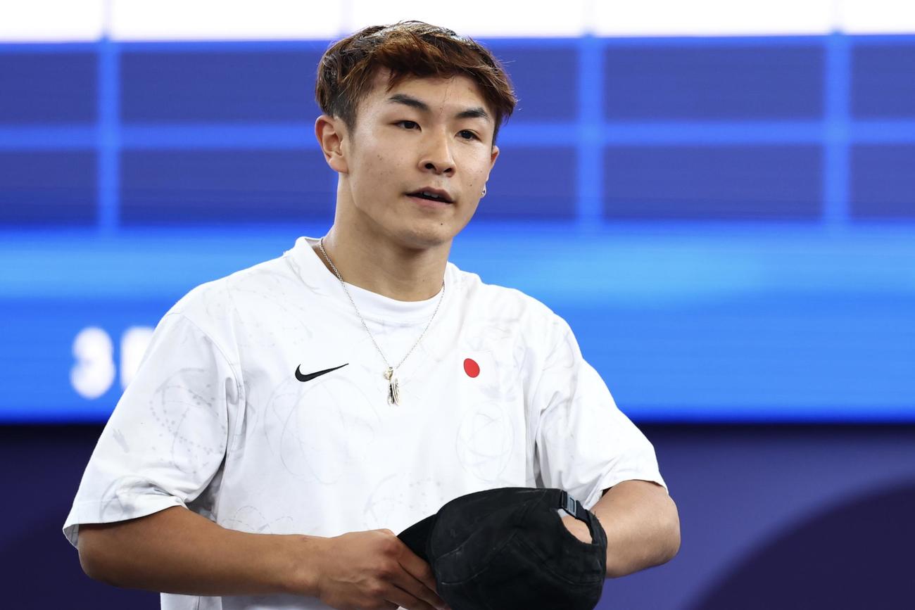 ブレイキン男子準々決勝に臨むSHIGEKIX（撮影・河田真司）