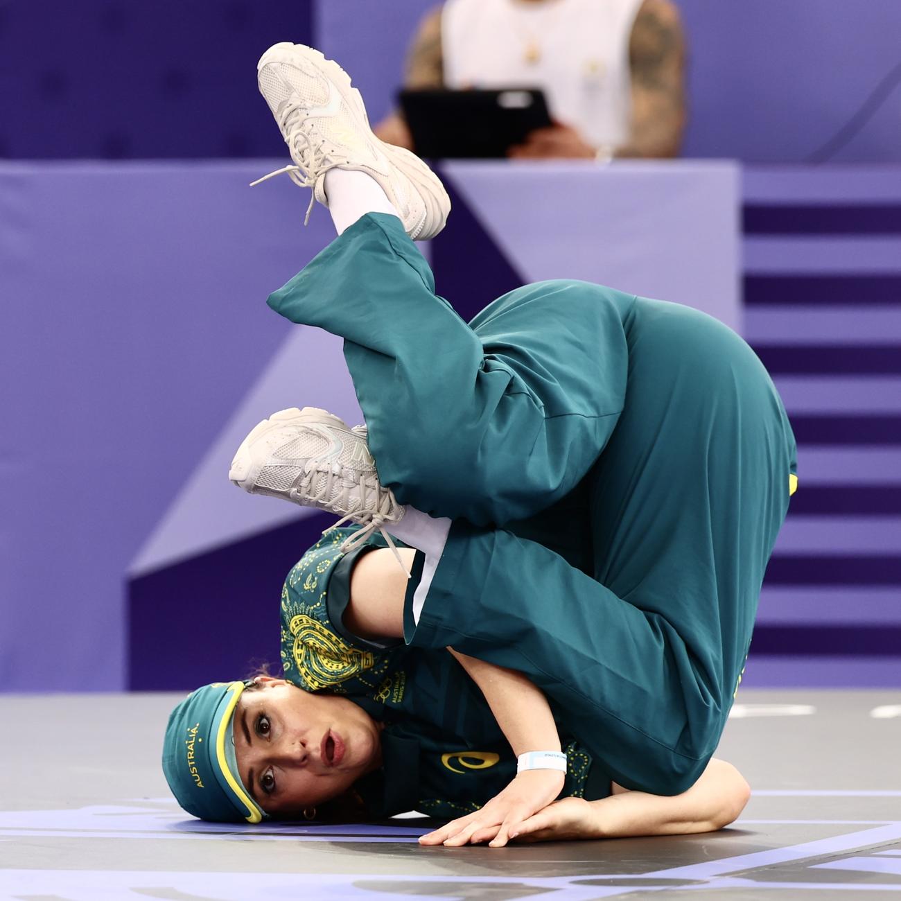 女子1次リーグに臨むオーストラリアのレーチェル・ガン（撮影・河田真司）