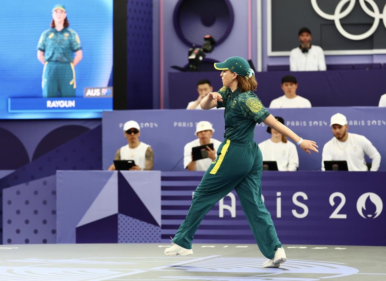 女子1次リーグに臨むオーストラリアのレーチェル・ガン（撮影・河田真司）