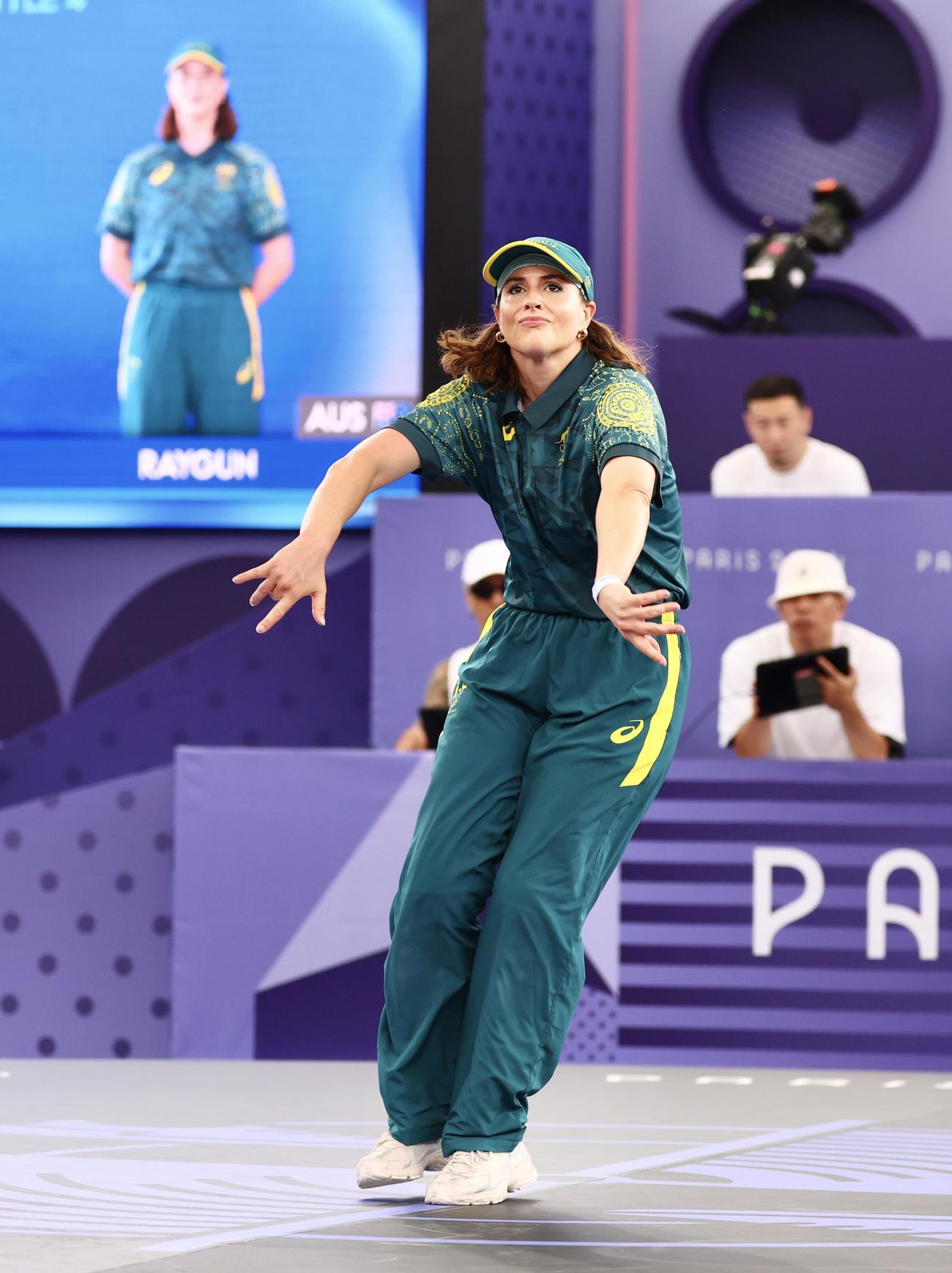 女子1次リーグに臨むオーストラリアのレーチェル・ガン（撮影・河田真司）