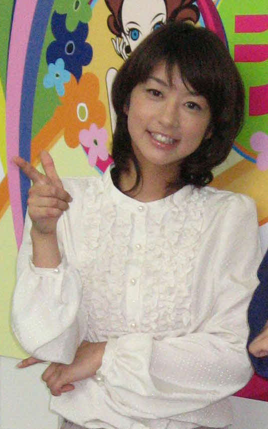 新人育成番組「ショーパン」を担当する生野陽子アナウンサー（2007年10月撮影）