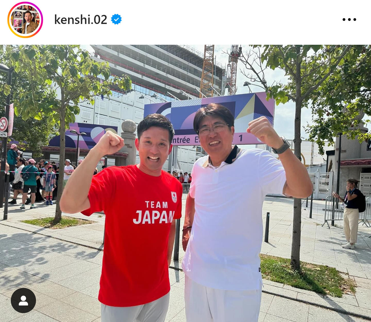 杉谷拳士氏のインスタグラムから