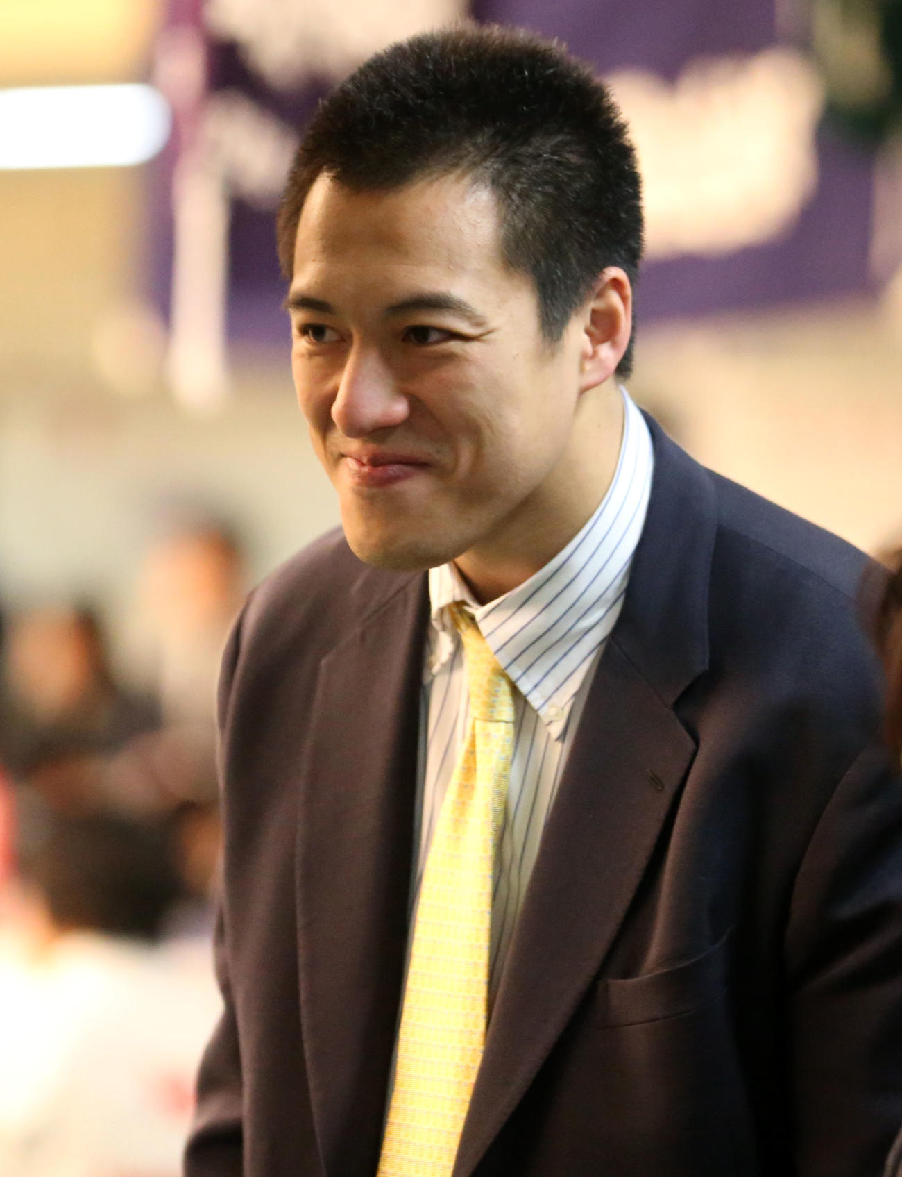 穴井隆将氏（2014年3月撮影）