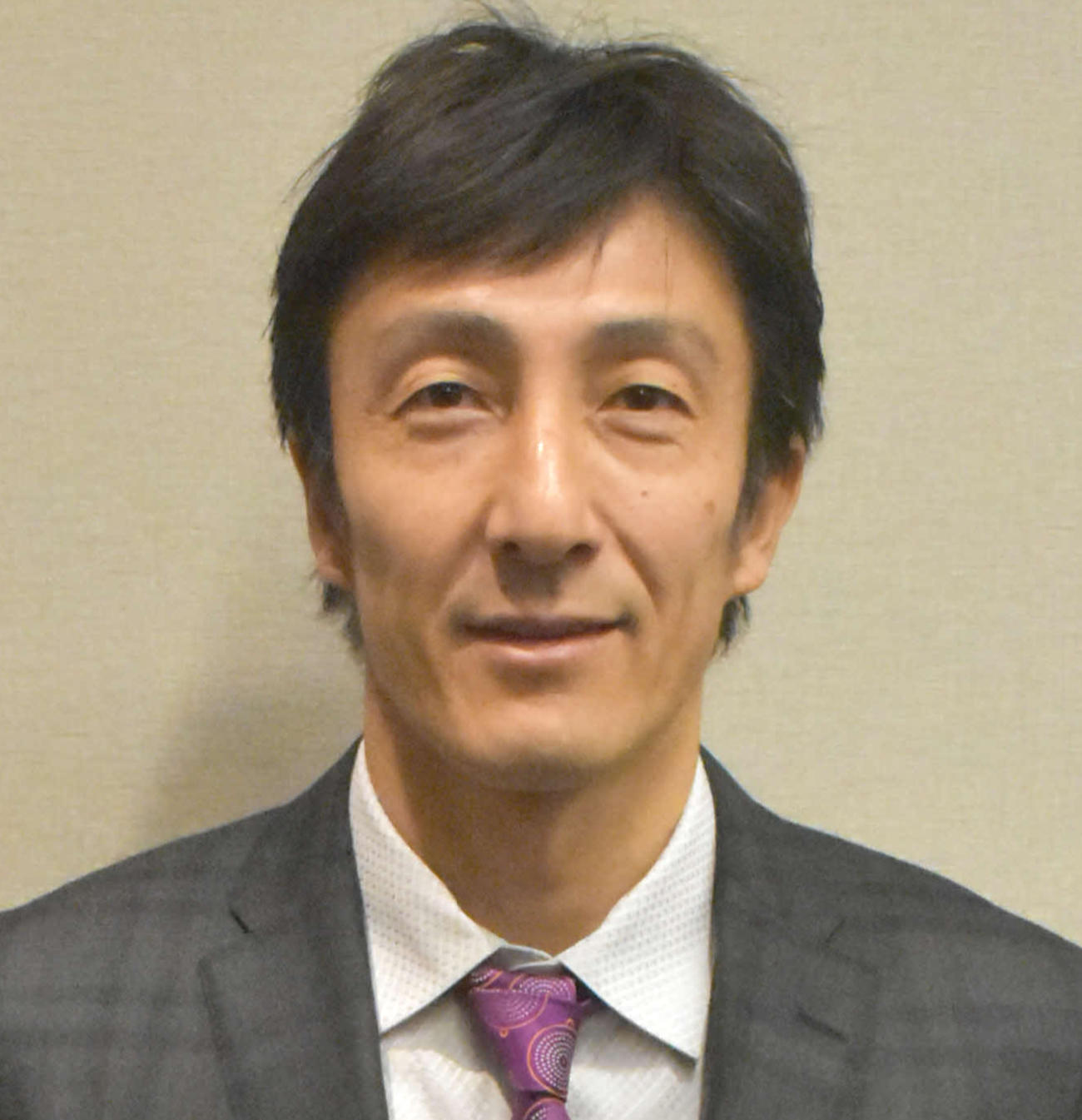 朝原宣治氏（2018年11月26日撮影）