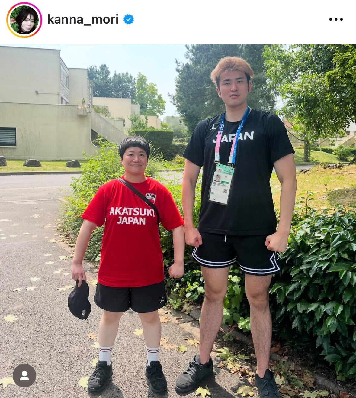 森カンナのインスタグラムから