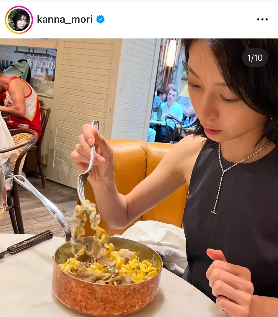 森カンナのインスタグラムから