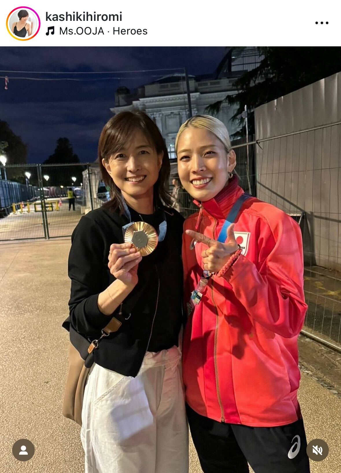 樫木裕実さんのインスタグラムから