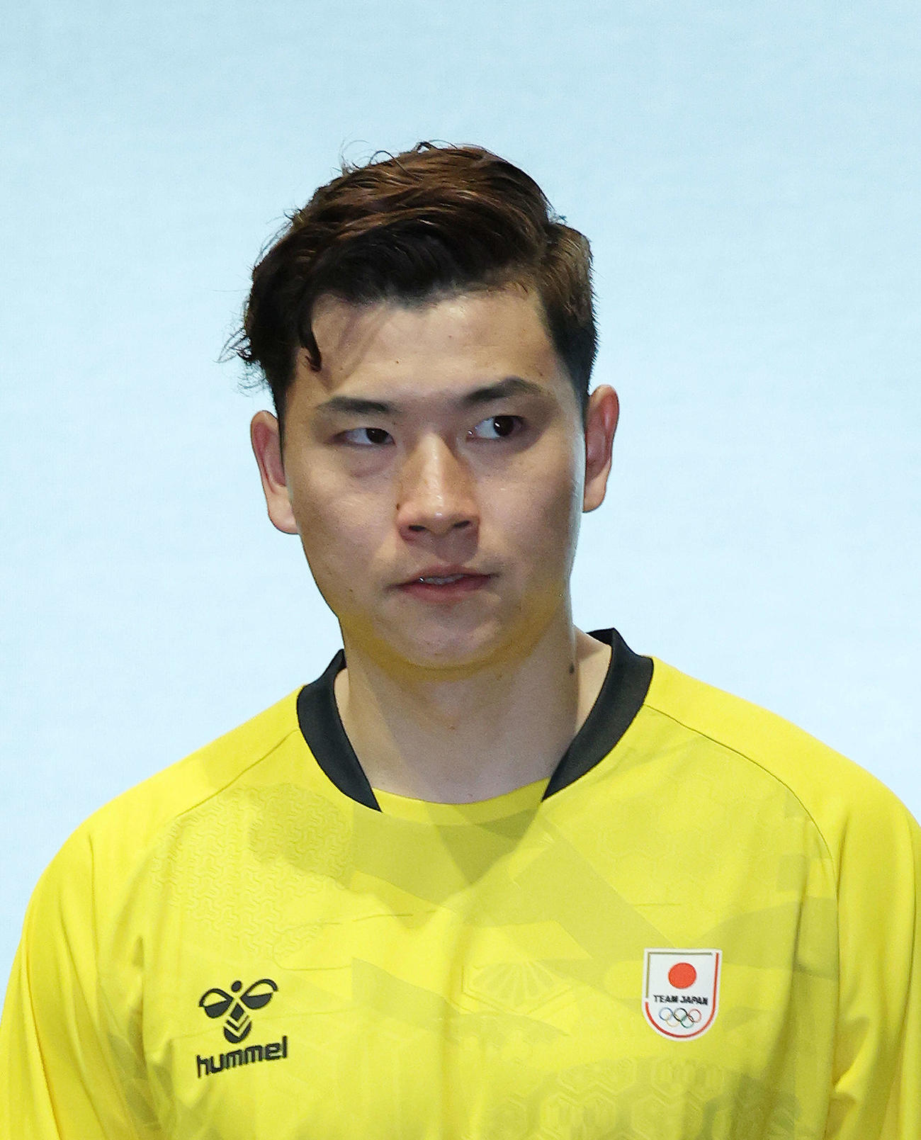 パリ五輪ハンドボール男子日本代表に選ばれた坂井（撮影・河田真司）
