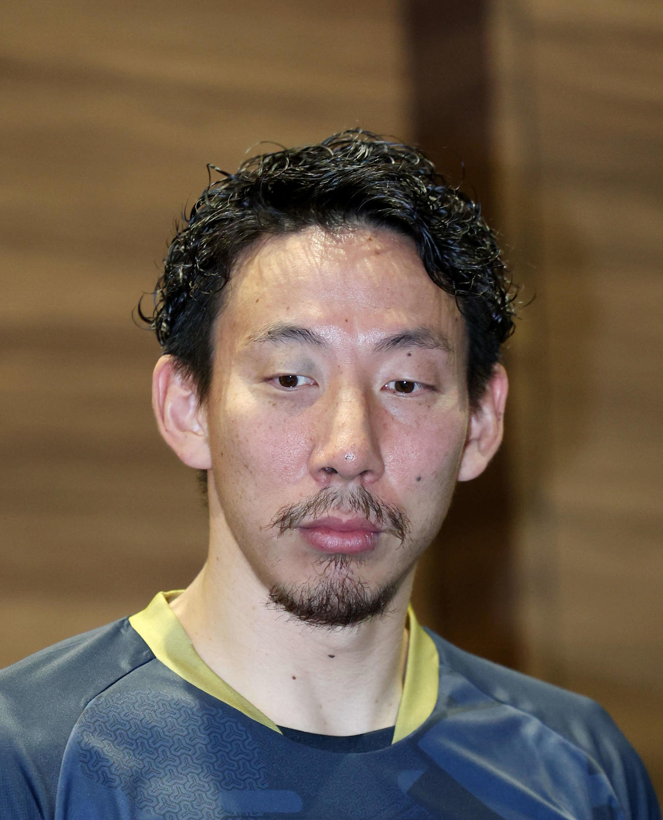 パリ五輪ハンドボール男子日本代表に選ばれた渡部仁（撮影・河田真司）
