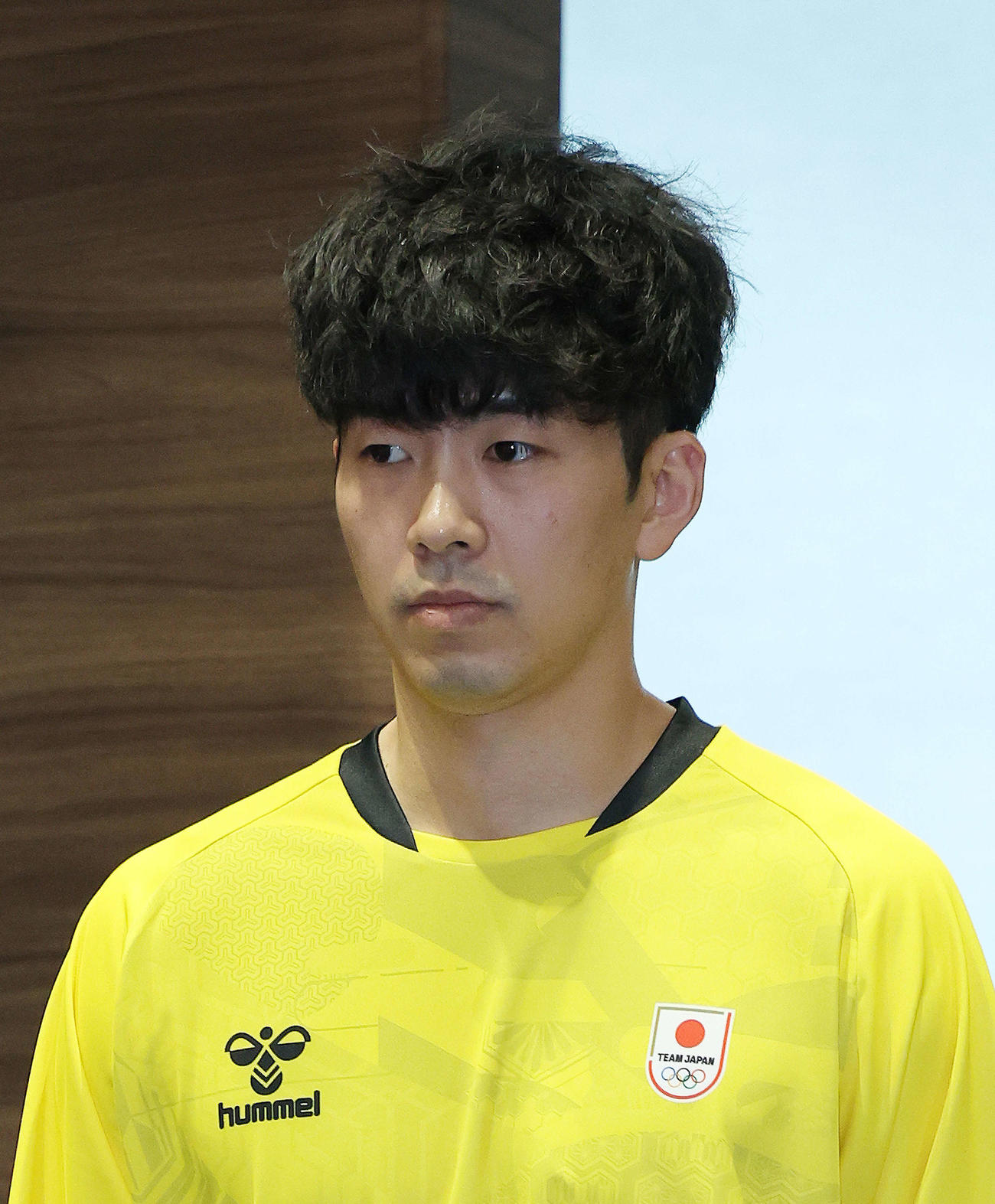 パリ五輪ハンドボール男子日本代表に選ばれた岡本大亮（撮影・河田真司）