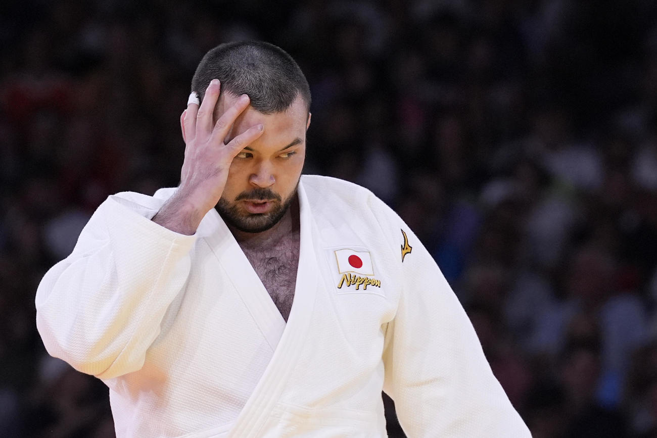 柔道100キロ級　敗者復活で敗れ、メダルを逃したウルフ・アロン（AP）