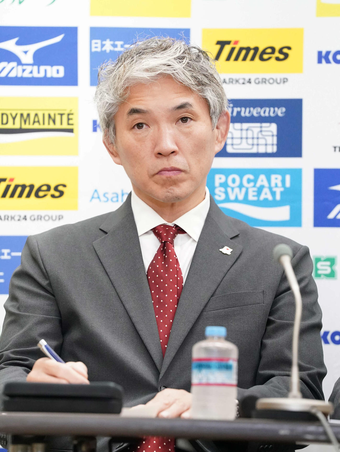 増地克之監督（2023年11月6日撮影）