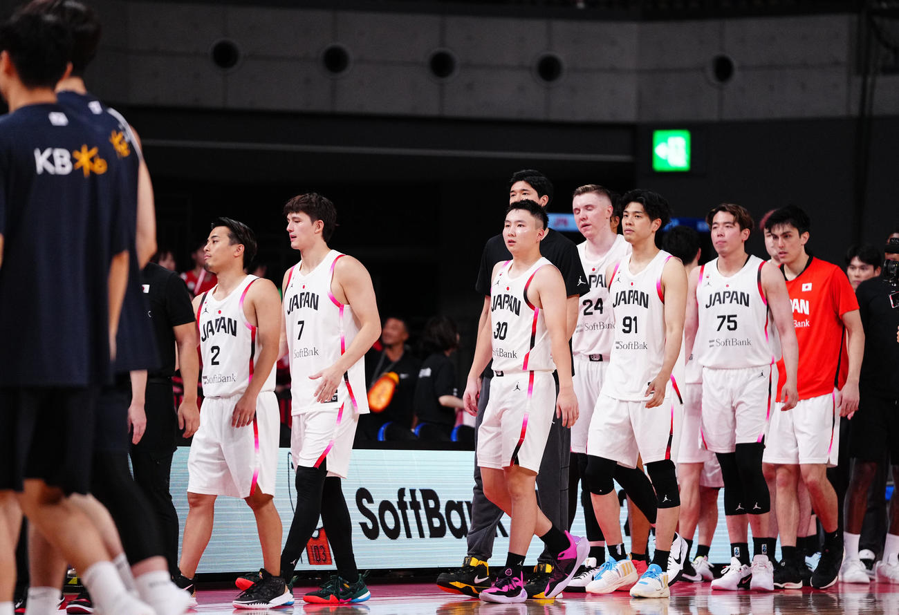 日本対韓国　韓国に敗れた日本の選手たち（撮影・垰建太）