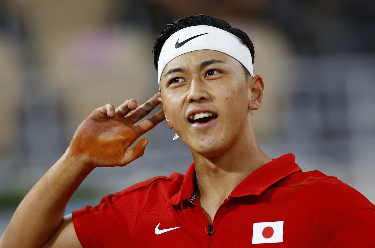 男子シングルス決勝　優勝した小田凱人（ロイター）