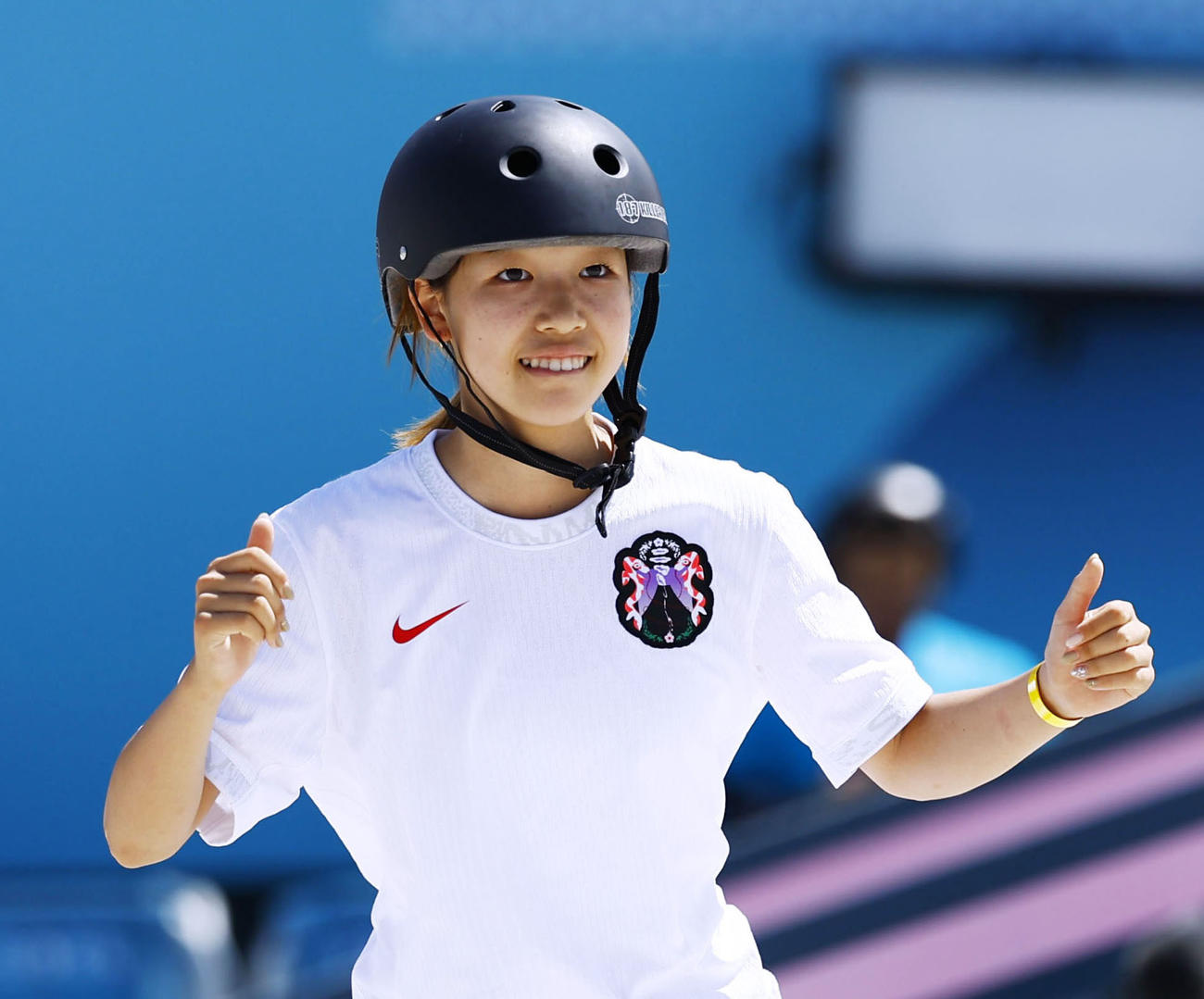 女子ストリート予選を終えた吉沢恋（共同）
