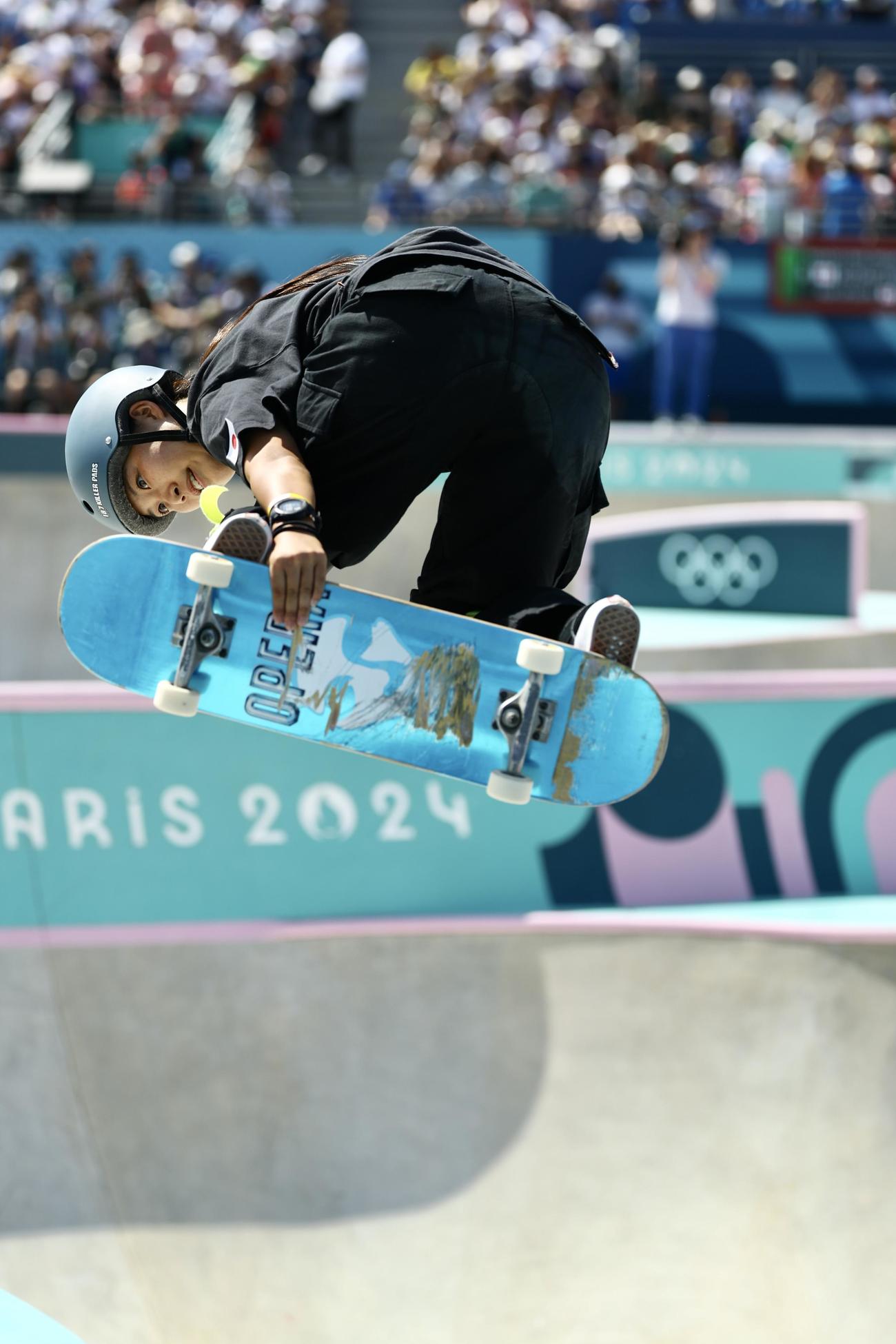 女子パーク予選　3回目のランに臨む草木（撮影・河田真司）