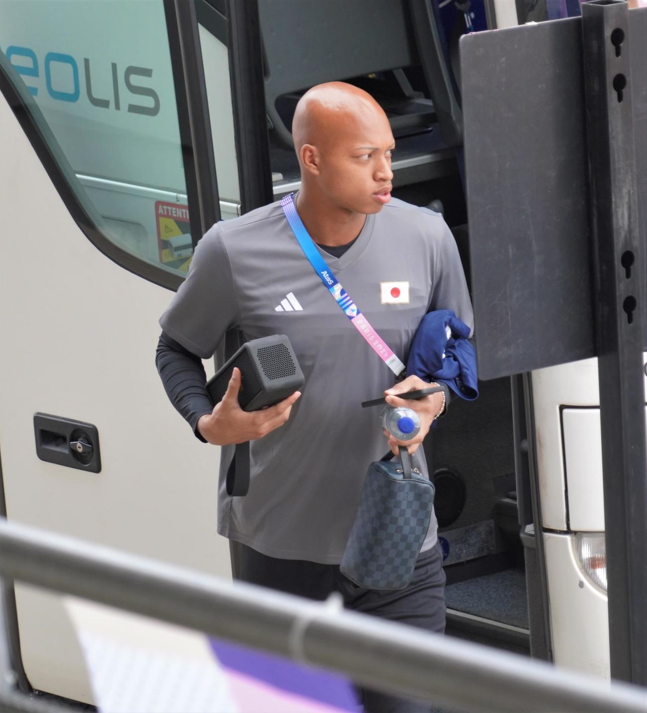 1次リーグ初戦パラグアイ戦に向けて調整したパリ五輪サッカー男子日本代表GK小久保玲央ブライアン（撮影・佐藤成）