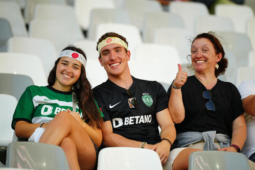 日本対パラグアイ　盛り上がるサポーター（撮影・垰建太）