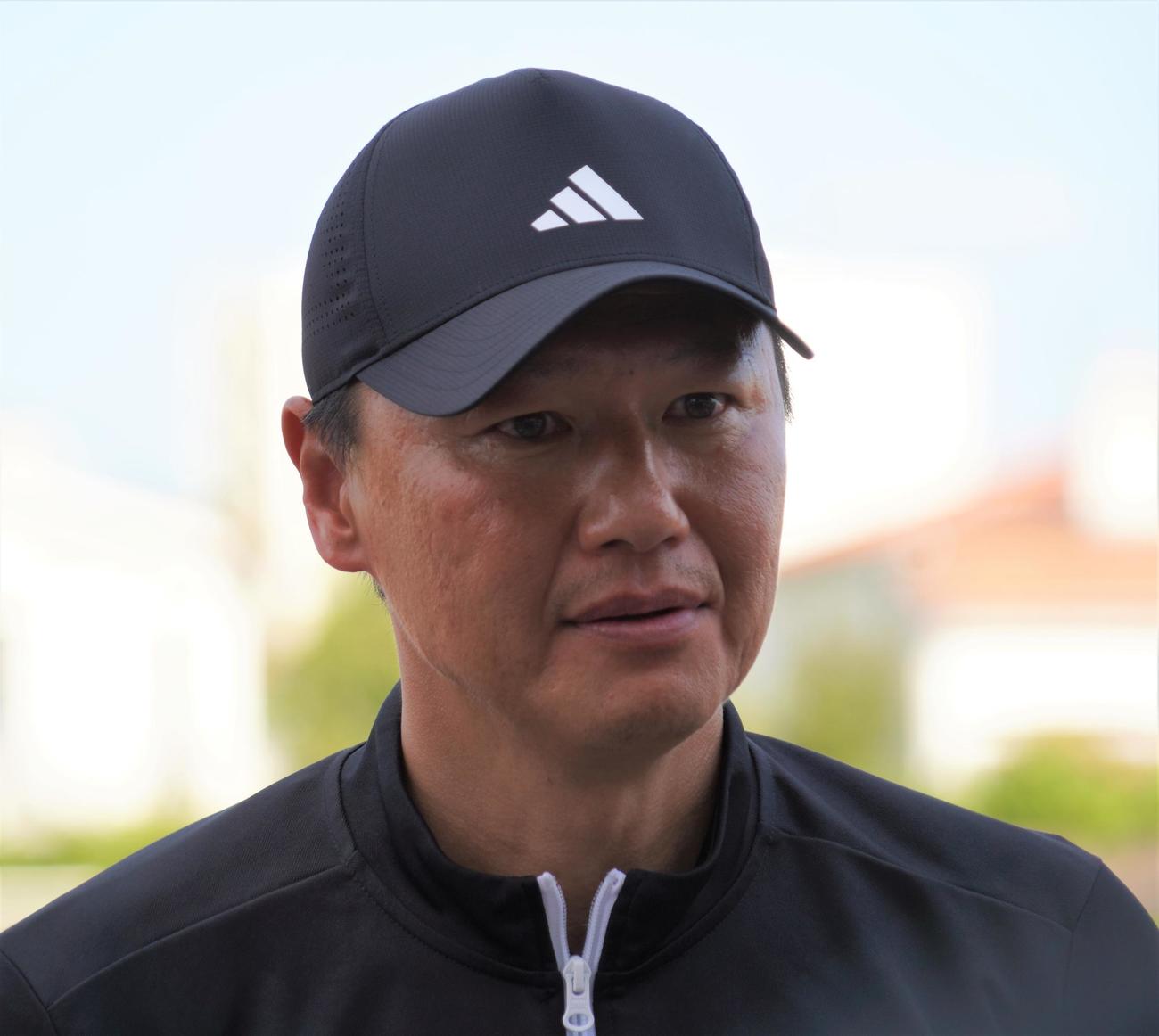 1次リーグ第2戦マリ戦に向けて調整した五輪サッカー男子日本代表大岩剛監督（撮影・佐藤成）