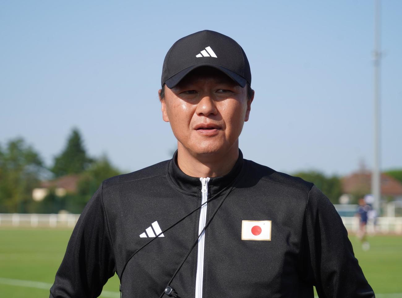 パリ五輪男子サッカー大岩剛監督（2024年8月1日撮影）