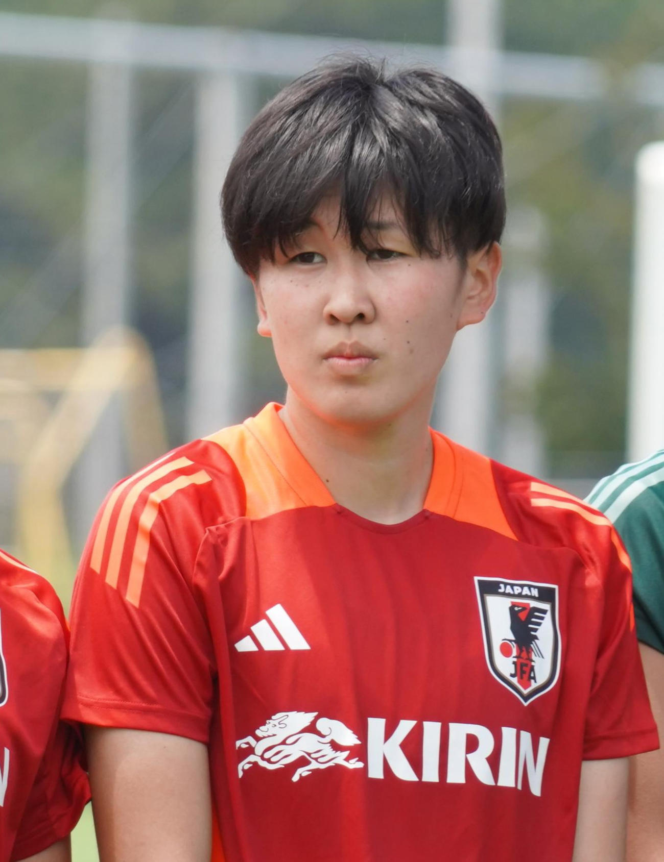 なでしこジャパンDF古賀塔子（2024年7月9日撮影）