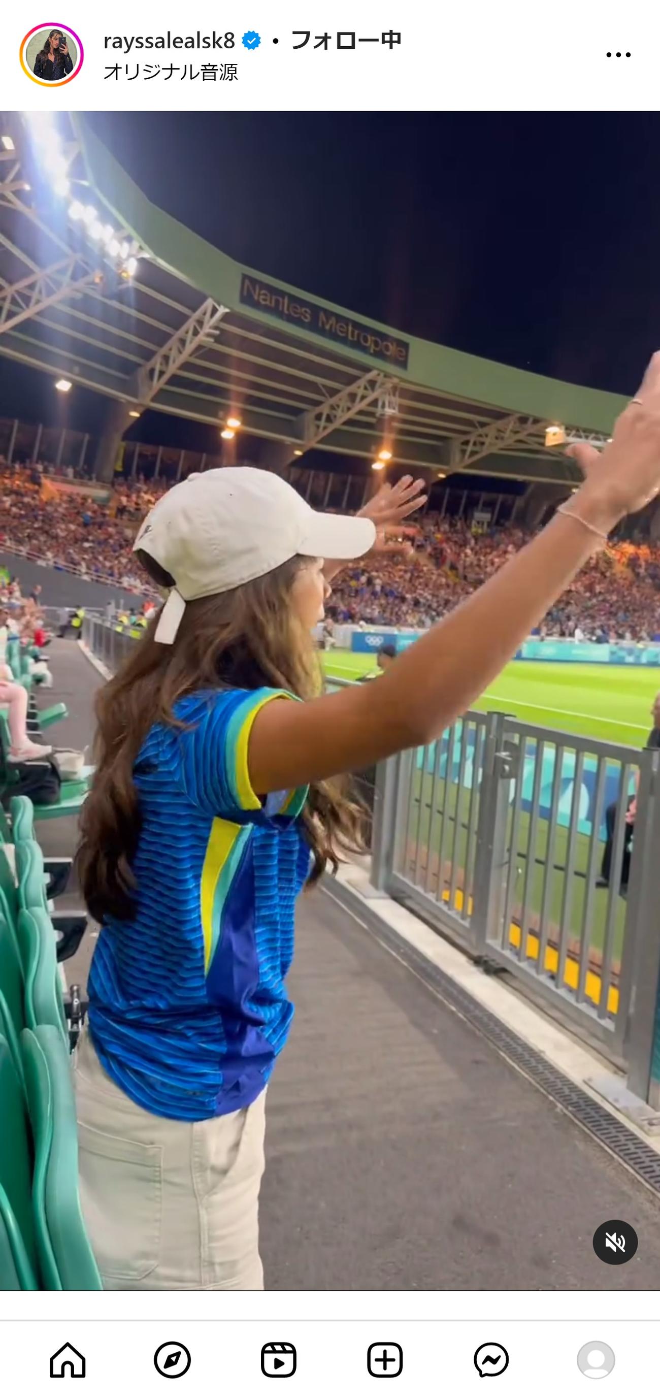 ライッサ・レアウのインスタグラムから