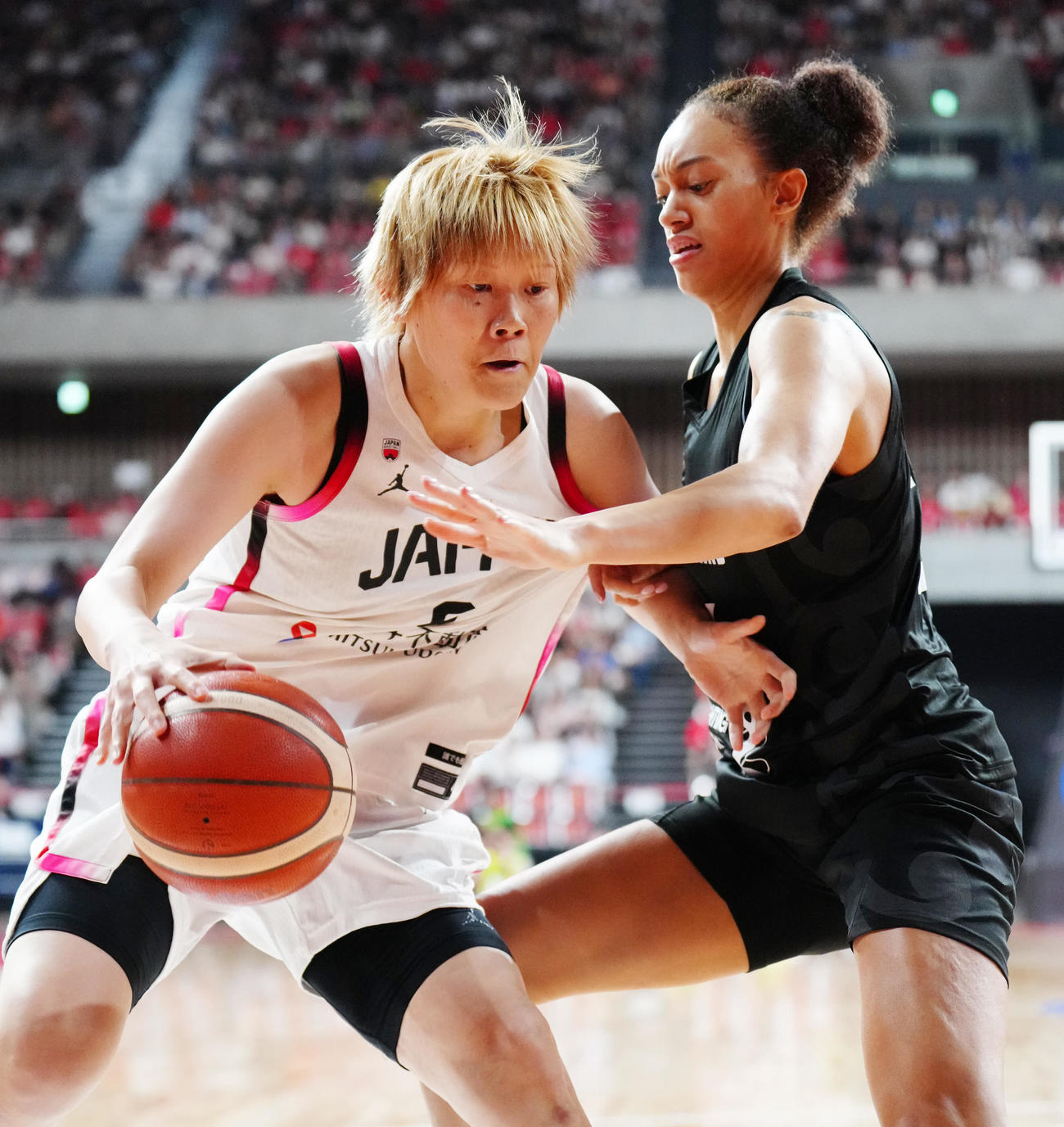 バスケ女子日本代表の高田真希（2024年7月撮影）