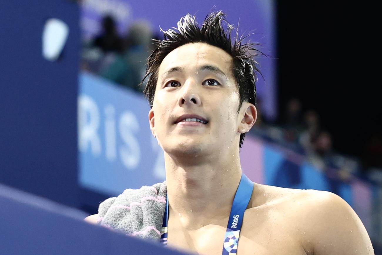 男子200メートル個人メドレー決勝　レースを終え引き揚げる瀬戸（撮影・河田真司）