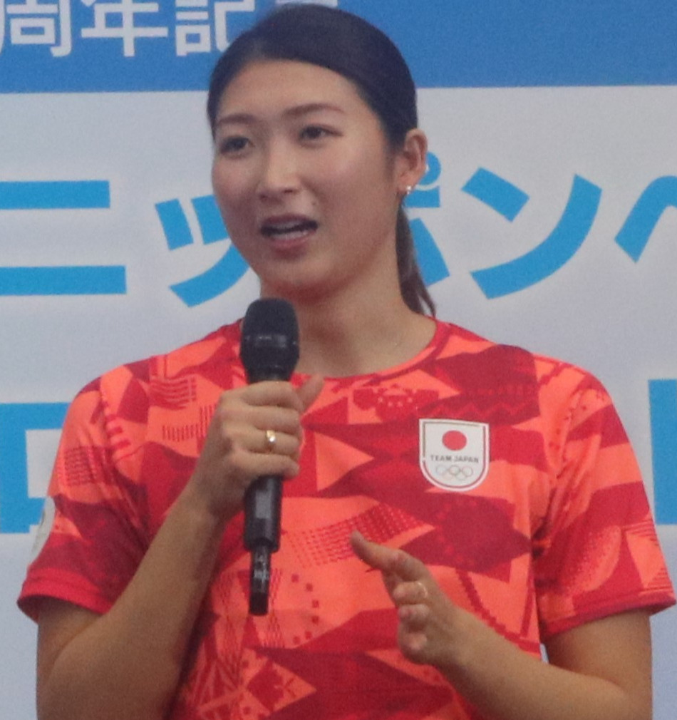 パリ五輪から帰国後、初の公の場に出席した池江璃花子（撮影・深田雄智）
