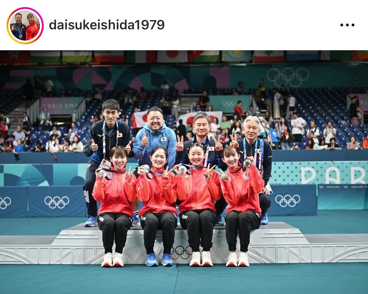 石田大輔コーチのインスタグラムから