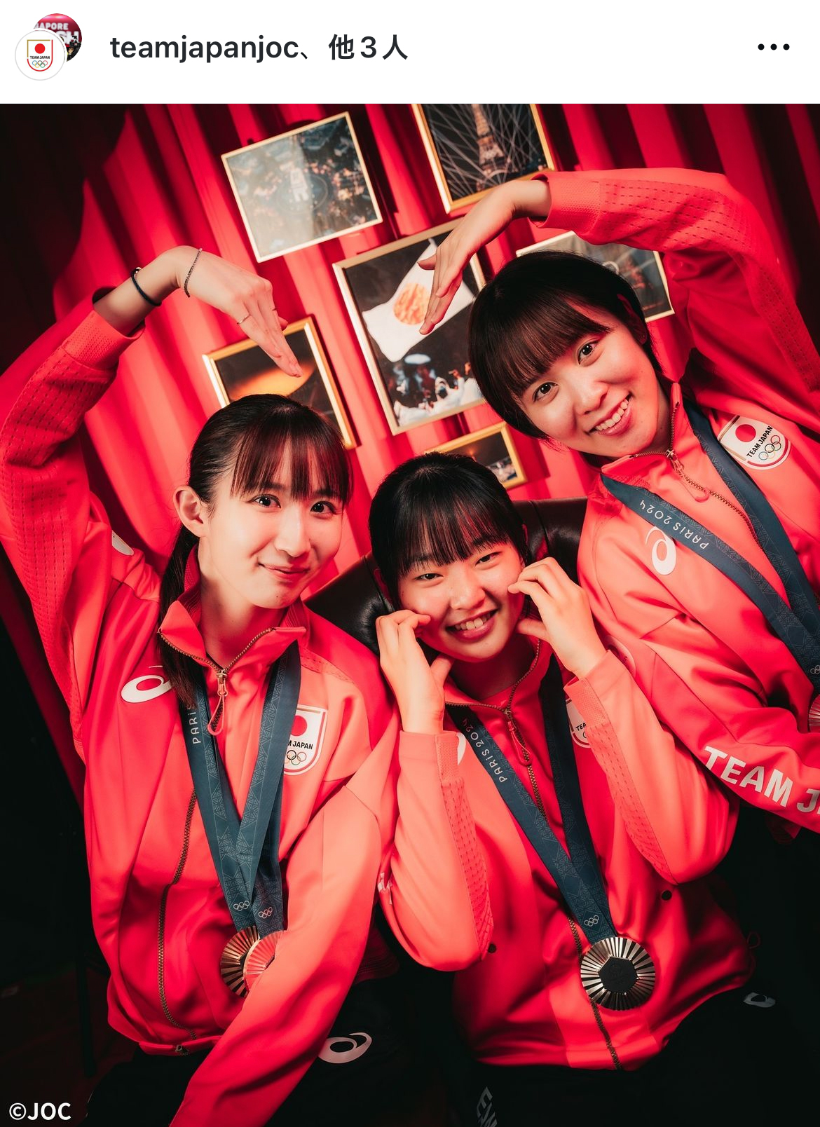平野美宇のインスタグラムから