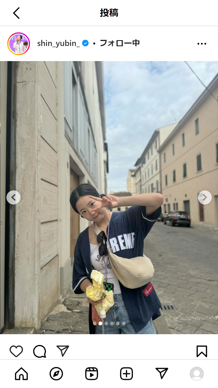 申裕斌（シン・ユビン）のインスタグラムから