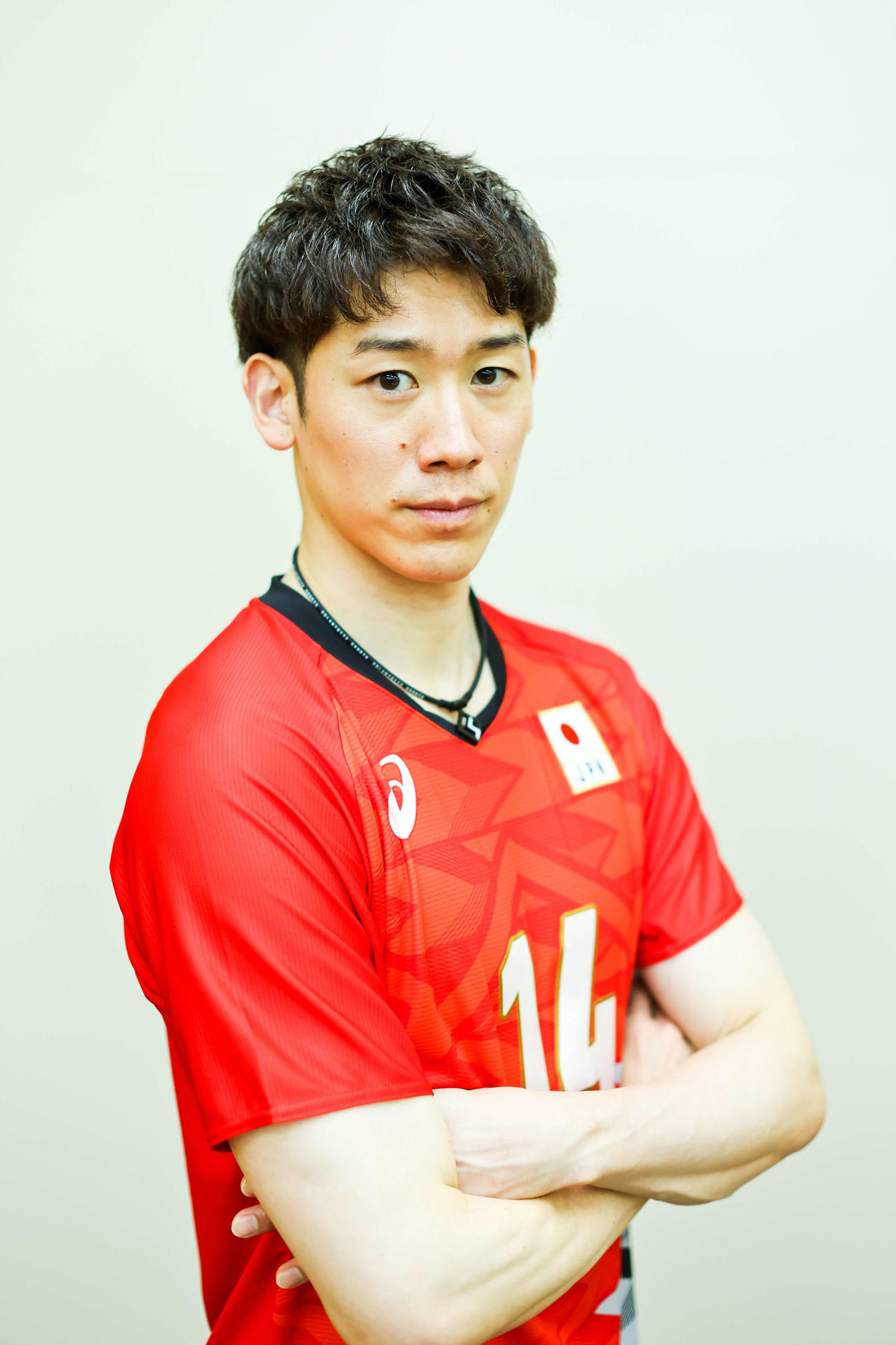 パリ五輪に向け意気込む男子バレー日本代表の石川祐（撮影・河田真司）