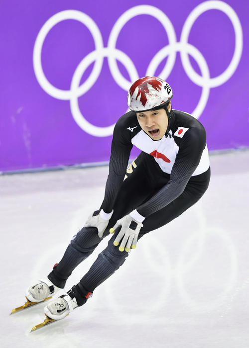 ５～８位決定戦のレースを終えた坂爪亮介