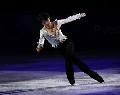 エキシビジョンで演技する羽生結弦（撮影・ＰＮＰ）