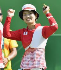 アーチェリー川中香緒里２回戦進出、終盤突き放す - アーチェリー : 日刊スポーツ