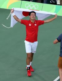 錦織圭が銅メダル！五輪テニス96年ぶり快挙 - テニス : 日刊スポーツ