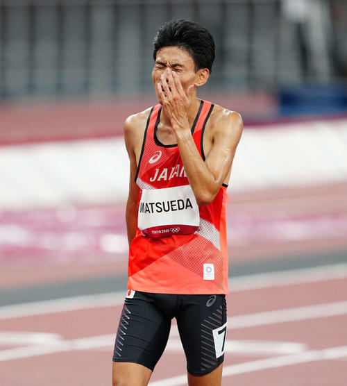 松枝博輝18着男子5000予選落ち「出ただけに」1人集団に付いていけず
