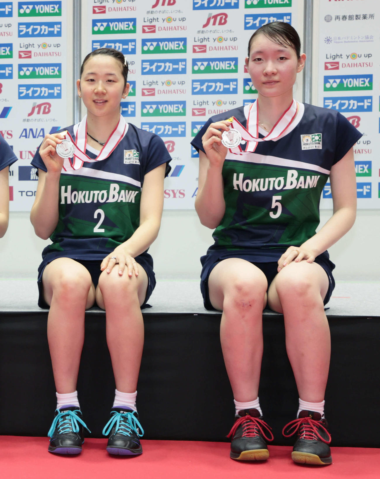永原和可那、松本麻佑組（2020年12月27日撮影）