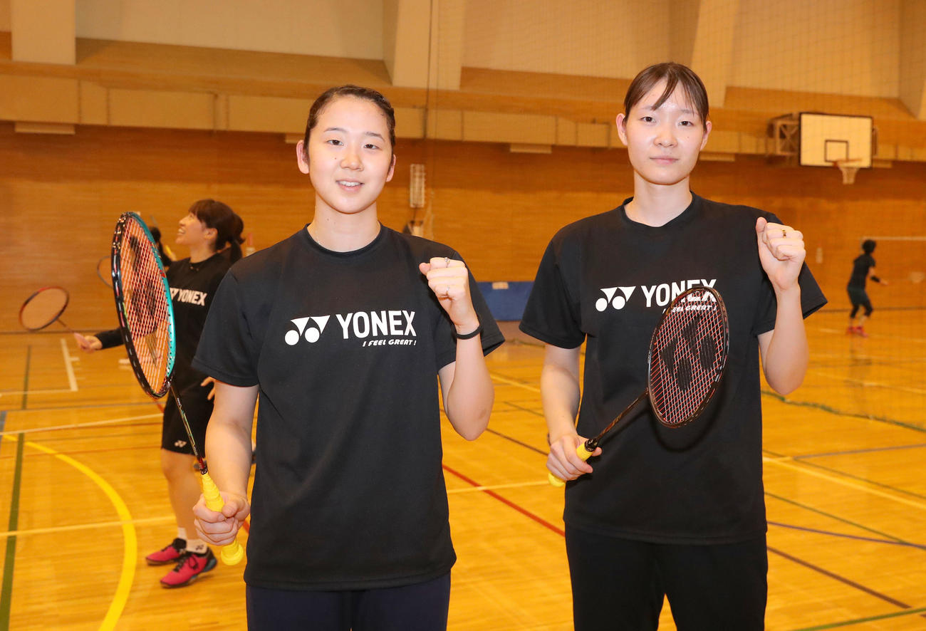 永原和可那（左）、松本麻佑（2019年10月31日撮影）