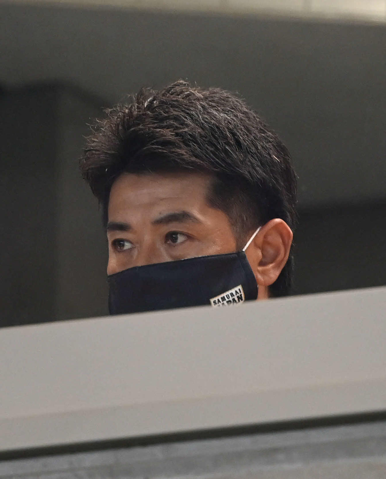 4月17日の日本ハム対楽天を視察に訪れた侍ジャパン稲葉監督